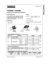 Datasheet FDD6680 производства Fairchild